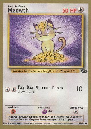 Meowth (56/64) (Gold Bordered Promo) [Jungle Unlimited] - for just $20.80! 