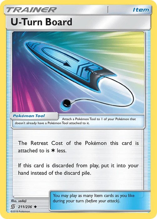 U-Turn Board (211/236) [Sun & Moon: Unified Minds] - for just $2.10! 