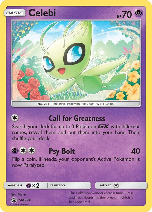 Celebi (SM224) [Sun & Moon: Black Star Promos] - for just $2.50! 