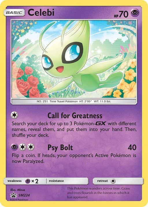 Celebi (SM224) [Sun & Moon: Black Star Promos] - for just $2.25! 