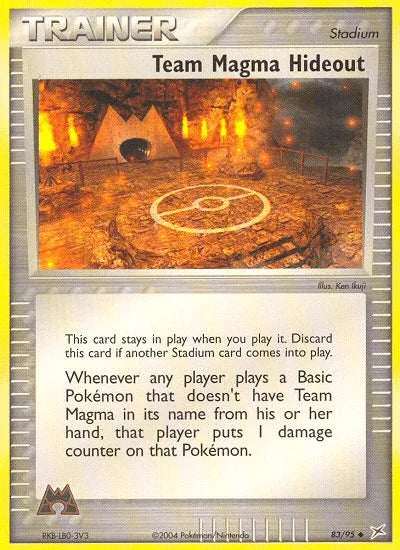 Team Magma Hideout (83/95) [EX: Team Magma vs Team Aqua] - for just $0.25! 