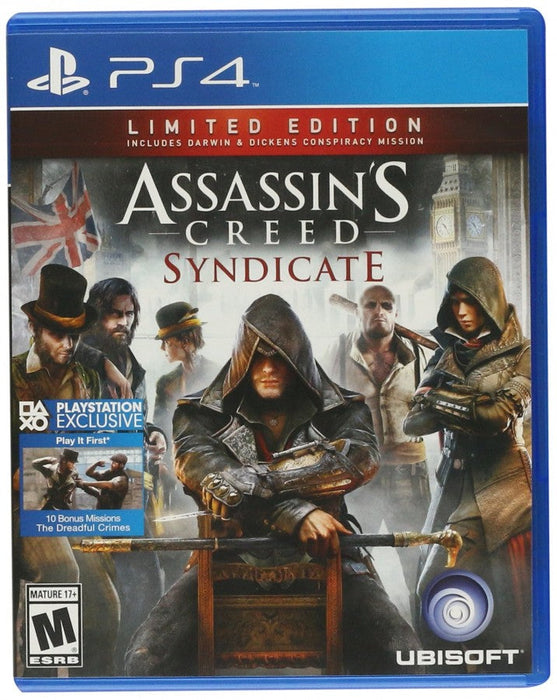 Assassin's Creed: Syndicate [Limited Edition] – PlayStation 4 (PS4) - for just $10.99! 