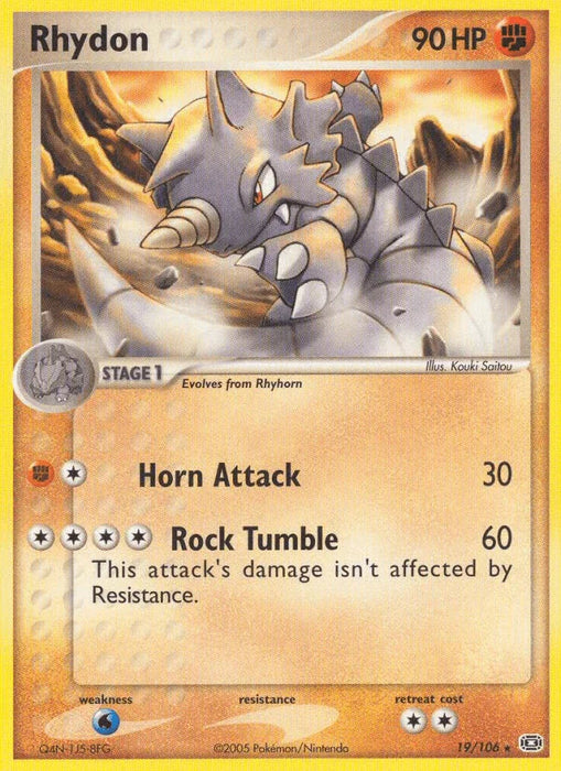 Rhydon (19/106) [EX: Emerald] - for just $0.70! 