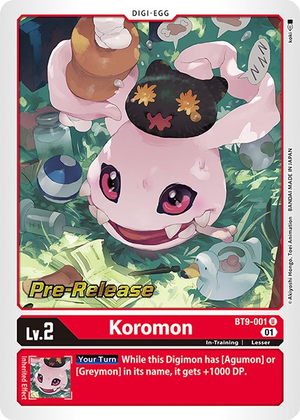 Koromon [BT9-001] [X Record Pre-Release Promos] - Just $0.10! Shop now at Retro Gaming of Denver