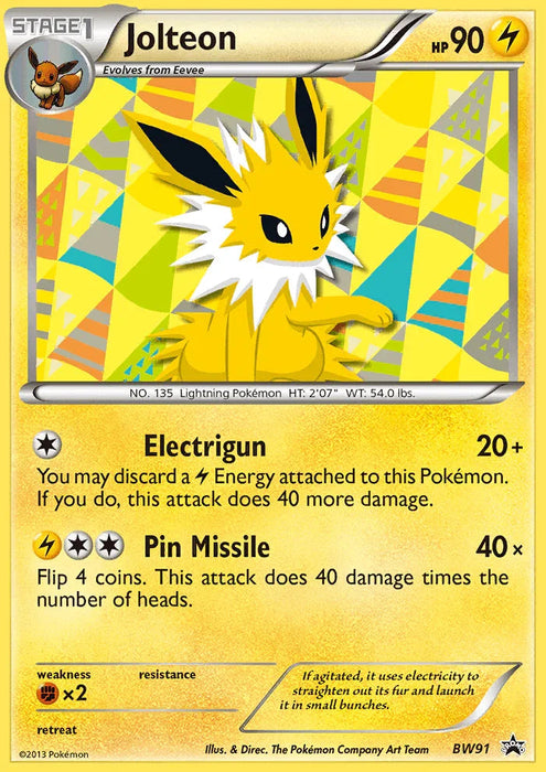 Jolteon (BW91) [Black & White: Black Star Promos] - for just $23.45! 