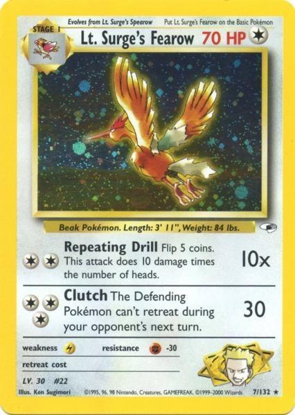 Lt. Surge's Fearow (7/132) [Gym Heroes Unlimited] - for just $15.90! 