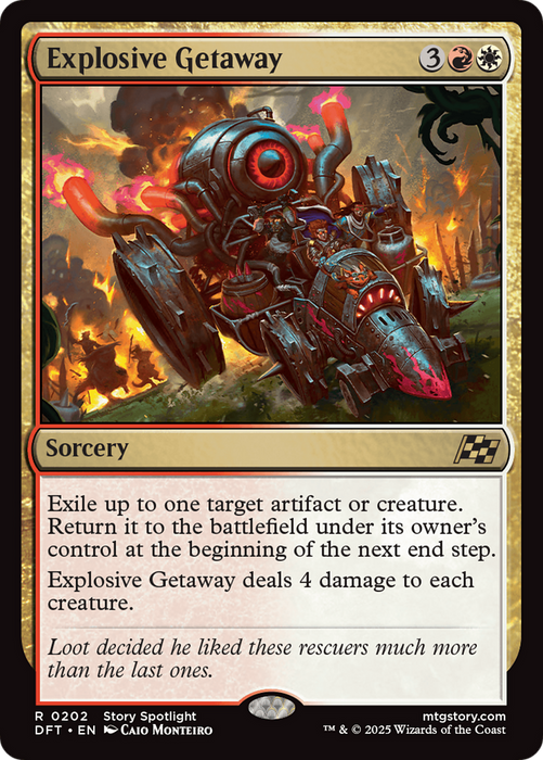 Explosive Getaway (DFT-202) - Aetherdrift - for just $0.05! 