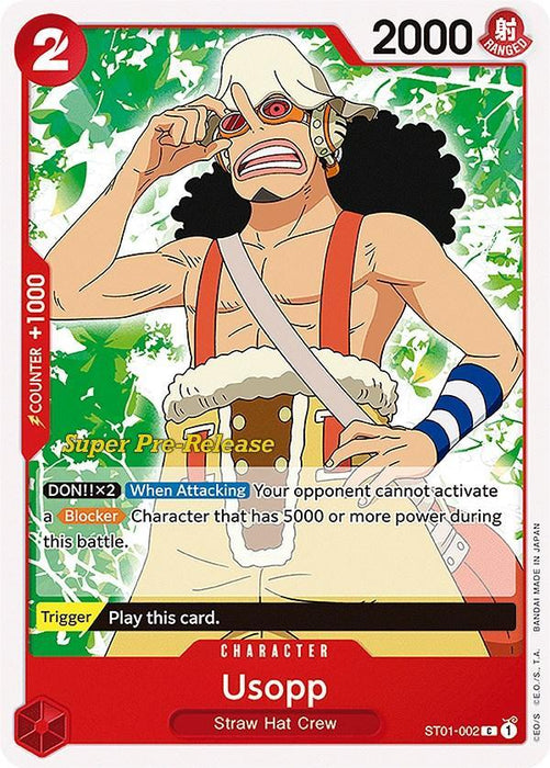 Usopp [Super Pre-Release Starter Deck: Straw Hat Crew] - for just $4.45! 