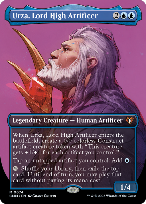 Urza, Lord High Artificer (CMM-674) - Commander Masters (Borderless) - for just $4.84! 
