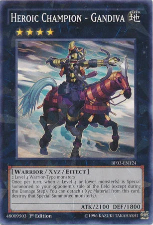 Heroic Champion - Gandiva [BP03-EN124] Shatterfoil Rare - for just $0.45! 