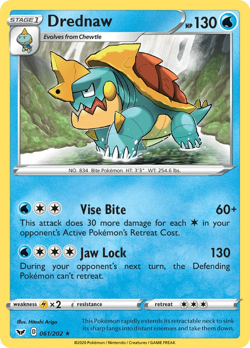 Drednaw (061/202) [Sword & Shield: Base Set] - for just $0.10! 