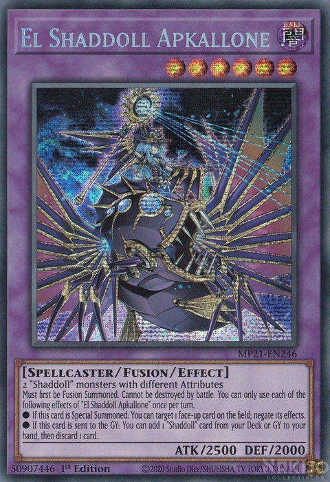 El Shaddoll Apkallone [MP21-EN246] Prismatic Secret Rare - for just $0.25! 