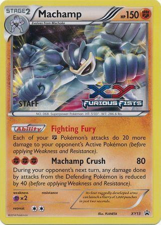 Machamp (XY13) (Staff) [XY: Black Star Promos] - for just $44.50! 