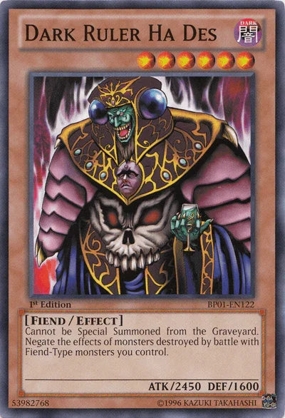 Dark Ruler Ha Des [BP01-EN122] Common - for just $0.20! 