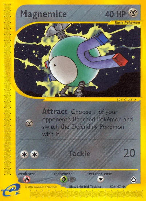 Magnemite (52/147) [Aquapolis] - for just $4! 