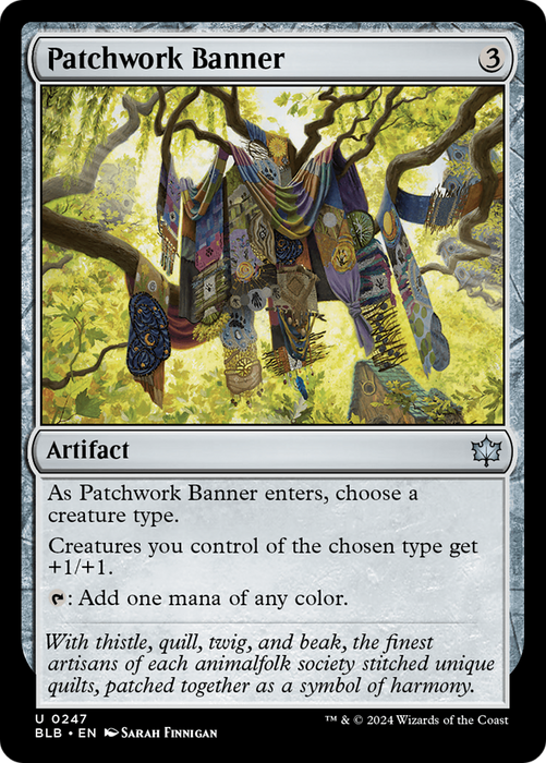 Patchwork Banner (BLB-247) - Bloomburrow - for just $1.02! 