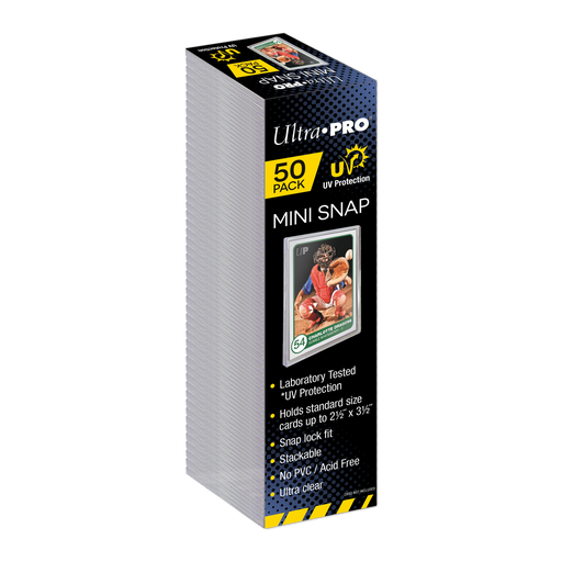 Ultra PRO: UV Mini Snap Card Holder (50ct-Pack) - for just $0! 
