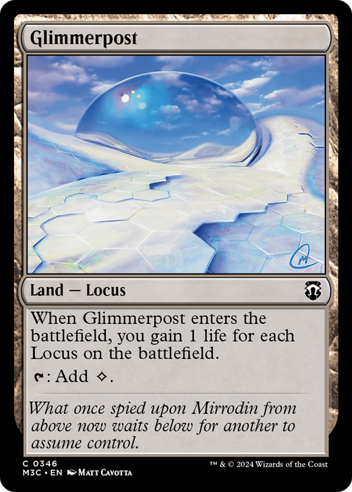 Glimmerpost (Ripple Foil) [Modern Horizons 3 Commander] - Just $0.70! Shop now at Retro Gaming of Denver