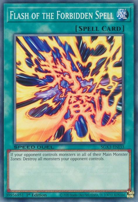 Flash of the Forbidden Spell [SGX3-ENI33] Common - for just $0.10! 