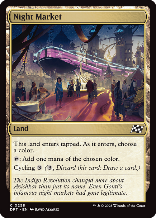 Night Market (DFT-258) - Aetherdrift Foil - for just $0.07! 