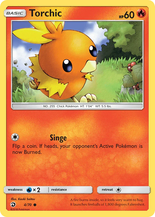 Torchic (4/70) [Sun & Moon: Dragon Majesty] - for just $0.15! 