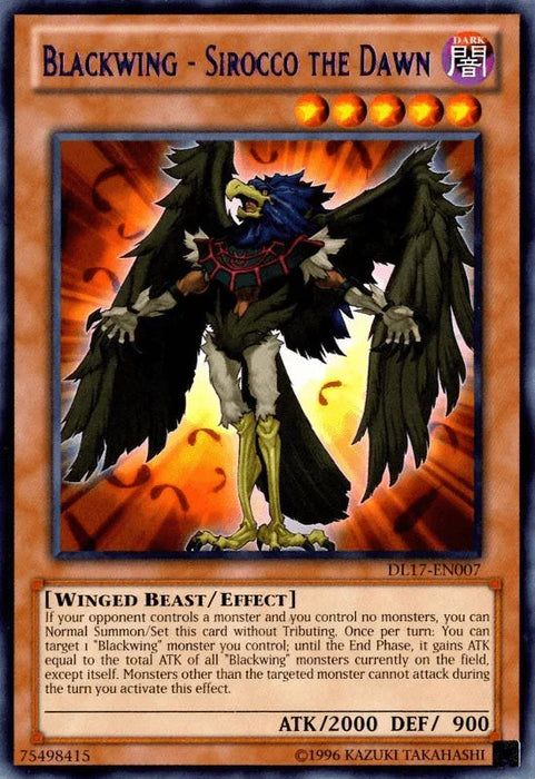 Blackwing - Sirocco the Dawn (Purple) [DL17-EN007] Rare - for just $3.85! 
