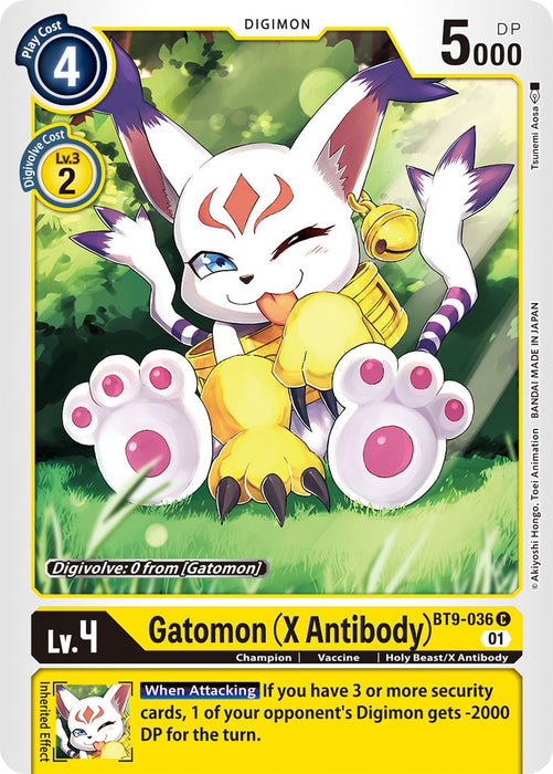 Gatomon (X Antibody) [BT9-036] [X Record] - Just $0.09! Shop now at Retro Gaming of Denver