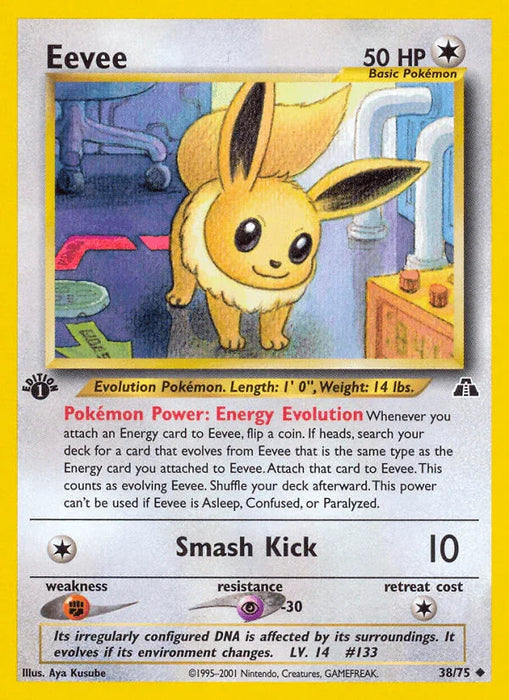 Eevee (38/75) [Neo Discovery 1st Edition] - for just $6! 