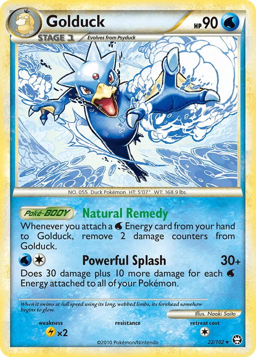 Golduck (22/102) [HeartGold & SoulSilver: Triumphant] - for just $0.85! 