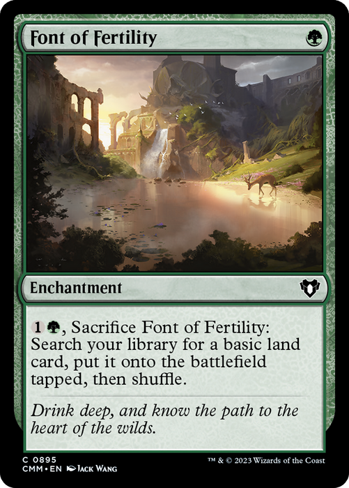 Font of Fertility (CMM-895) - Commander Masters - for just $0.06! 