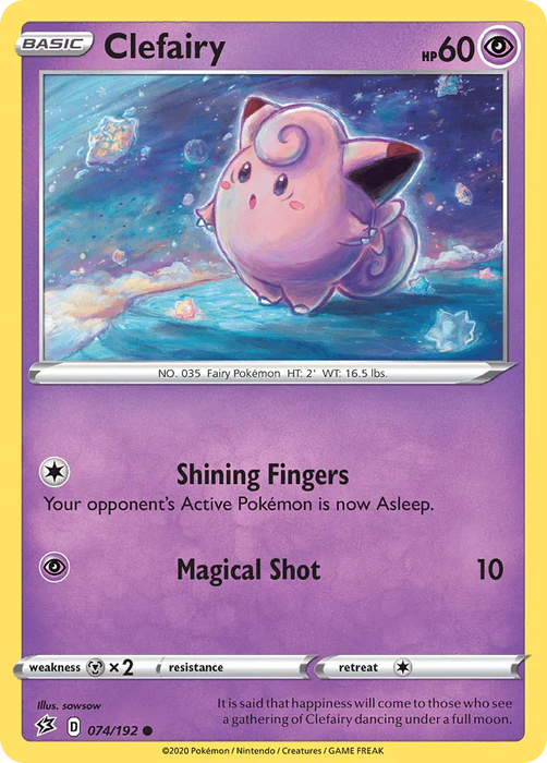 Clefairy (074/192) [Sword & Shield: Rebel Clash] - for just $0.15! 