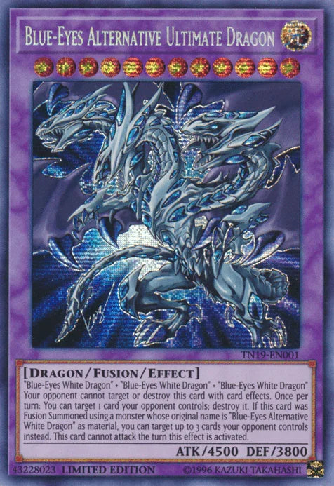 Blue-Eyes Alternative Ultimate Dragon [TN19-EN001] Prismatic Secret Rare - for just $4.25! 