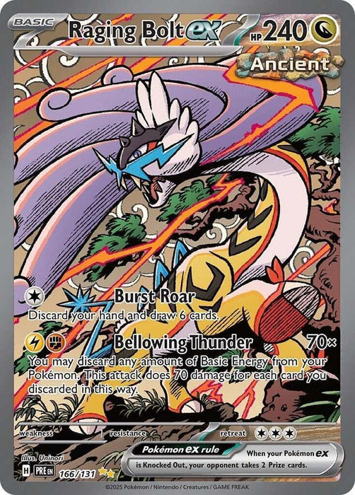 Raging Bolt ex (166/131) [Scarlet & Violet: Prismatic Evolutions] - for just $29.05! 