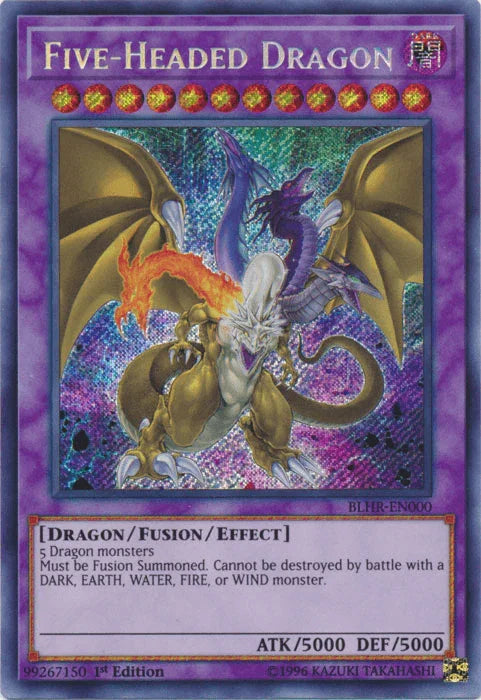 Five-Headed Dragon [BLHR-EN000] Secret Rare - for just $3.15! 