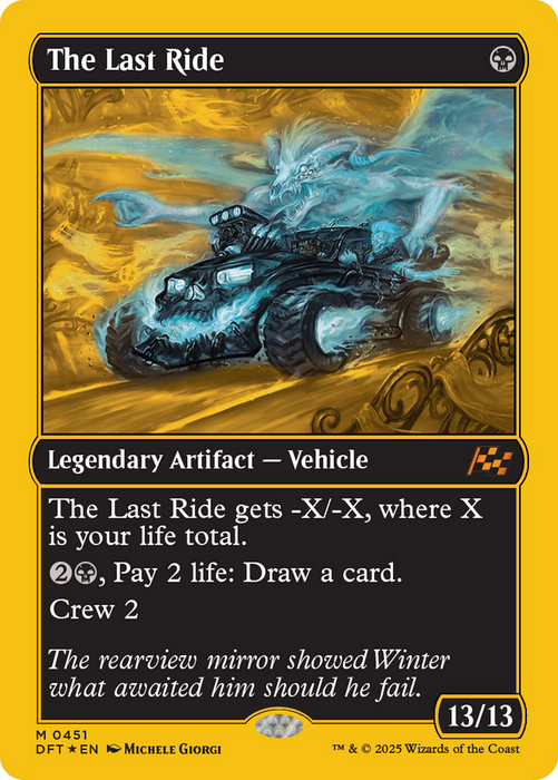 The Last Ride (DFT-451) - Aetherdrift Foil - for just $0.58! 