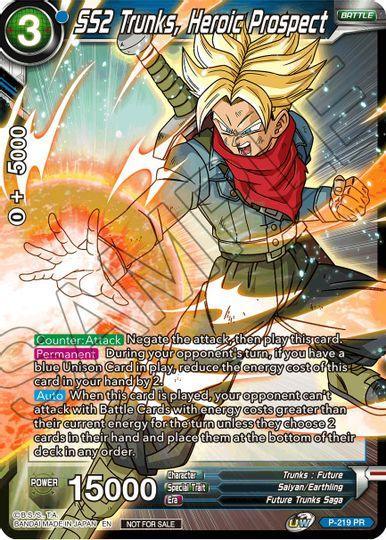 SS2 Trunks, Heroic Prospect (Event Pack 08) (P-219) [Tournament Promotion Cards] - for just $0.30! 