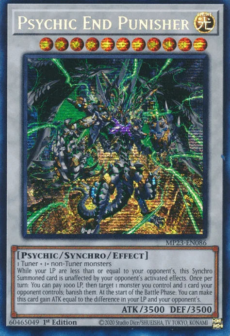 Psychic End Punisher [MP23-EN086] Prismatic Secret Rare - for just $0.20! 