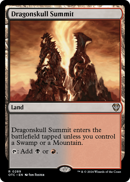 Dragonskull Summit (OTC-289) - Outlaws of Thunder Junction Commander - for just $0.23! 