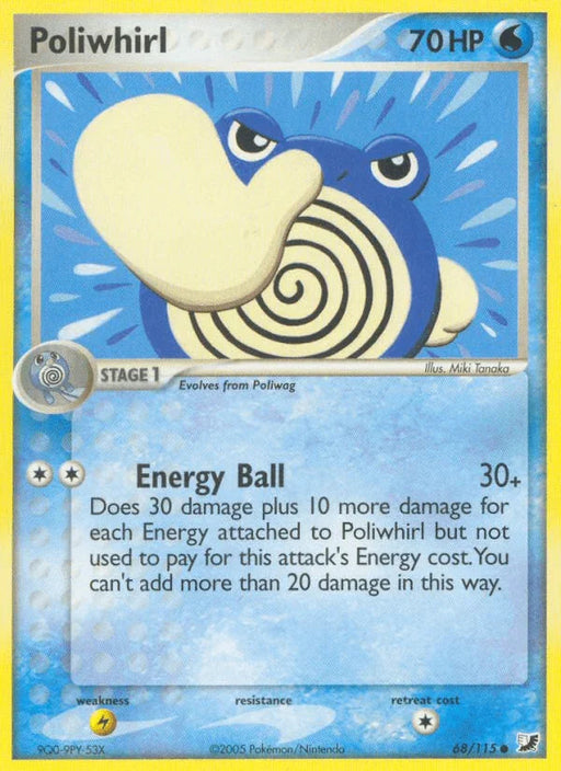 Poliwhirl (68/115) [EX: Unseen Forces] - for just $0.65! 