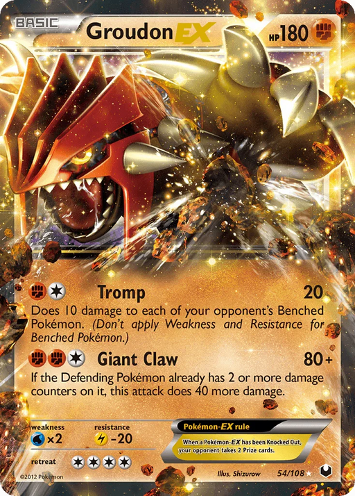 Groudon EX (54/108) [Black & White: Dark Explorers] - for just $32.70! 