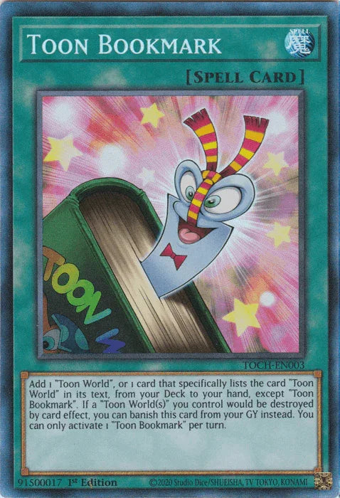 Toon Bookmark [TOCH-EN003] Collector's Rare - for just $11.35! 