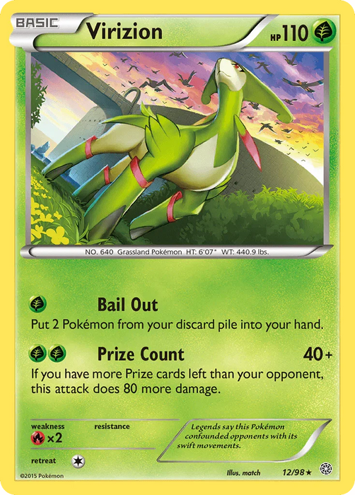 Virizion (12/98) [XY: Ancient Origins] - for just $0.25! 