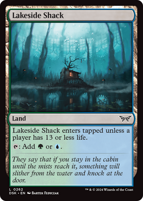 Lakeside Shack (DSK-262) - Duskmourn: House of Horror Foil - for just $0.04! 