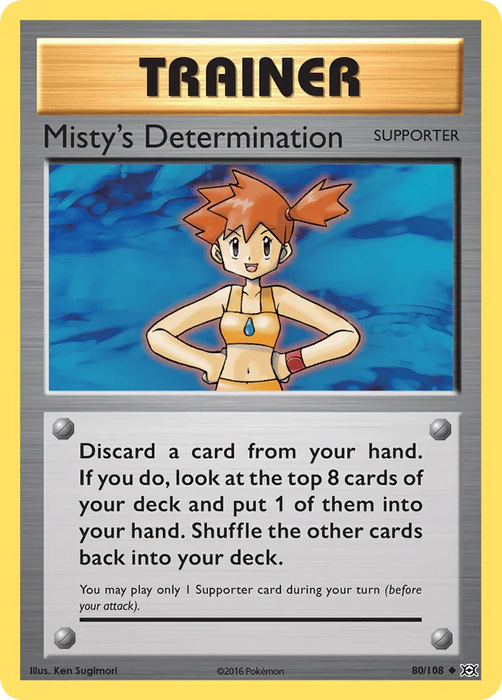 Misty's Determination (80/108) [XY: Evolutions] - for just $0.15! 