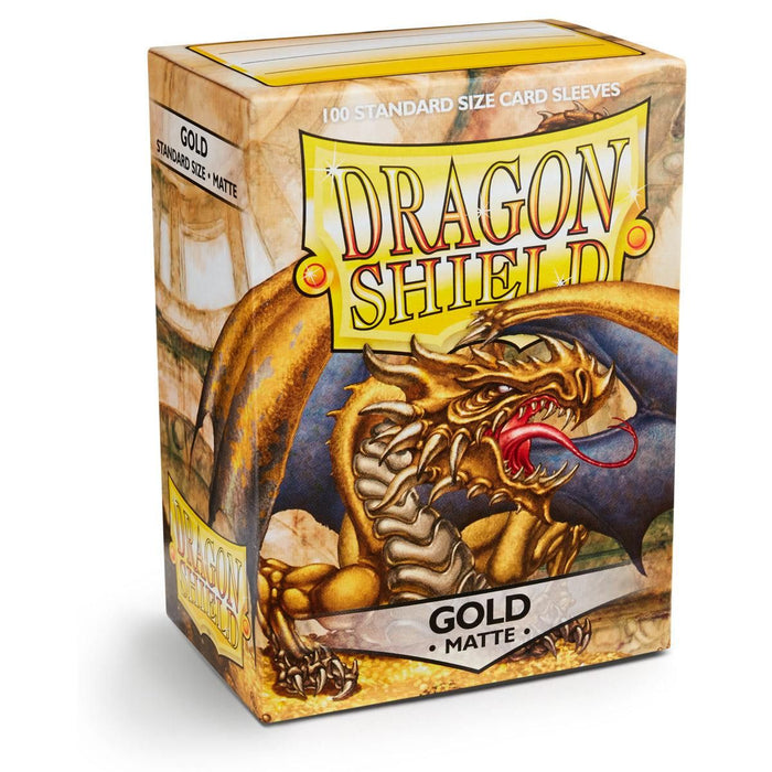 Dragon Shield: Standard 100ct Sleeves - Gold (Matte) - Just $8.95! Shop now at Retro Gaming of Denver