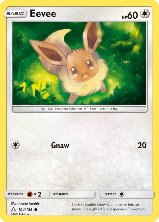 Eevee (104/156) [Sun & Moon: Ultra Prism] - for just $0.45! 