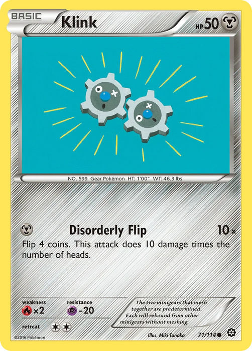 Klink (71/114) [XY: Steam Siege] - for just $0.10! 