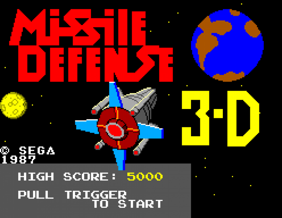 Missile Defense 3-D – Sega Master System (SMS) - for just $5.99! 