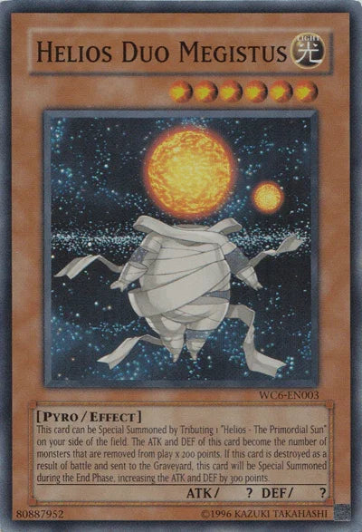 Helios Duo Megistus [WC6-EN003] Super Rare - for just $0.30! 