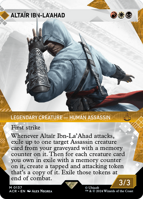 Altaïr Ibn-La'Ahad (ACR-137) - Assassin's Creed: (Showcase) (Borderless) - for just $2.07! 